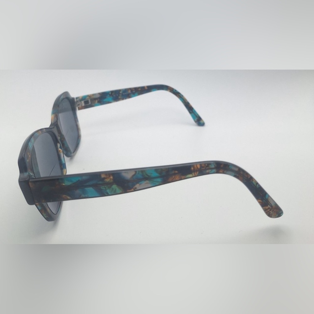 Kirkland Signature Taylor Brown Blue Oval Sunglasses Frames Only - Picture 5 of 8